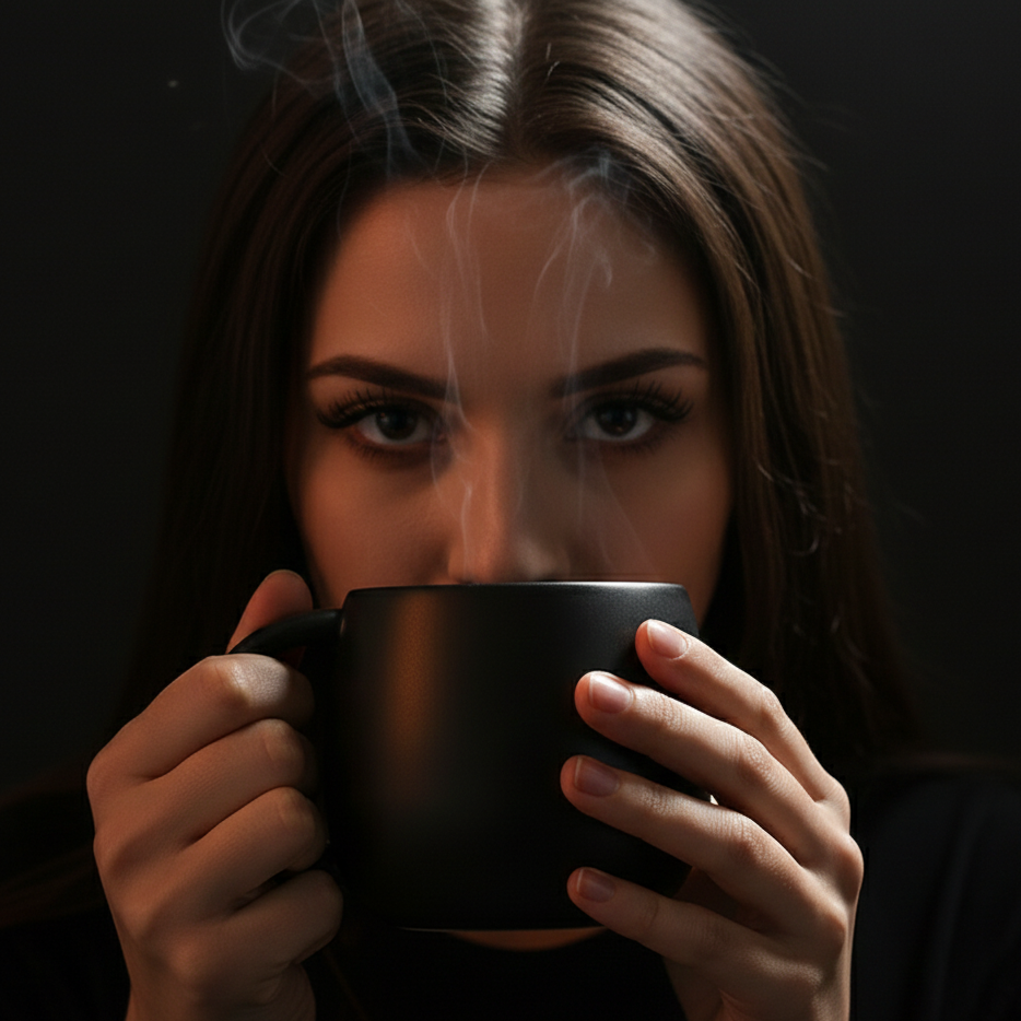 Earthy Crafted Black Mug