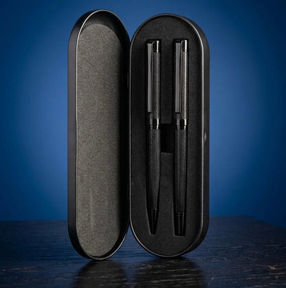 Professional black metal pen set - executive writing gift | Totem Gift Egypt