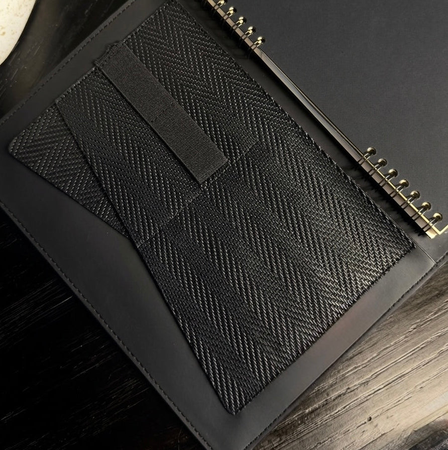 Premium textured notebook cover texture detail