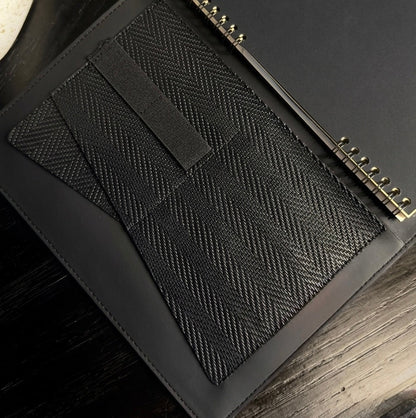 Premium textured notebook cover texture detail
