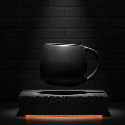 Earthy Crafted Black Mug