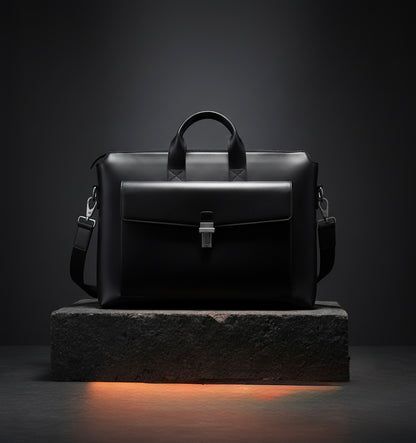 Executive leather brief case - personalized corporate gift | Totem Gift Egypt