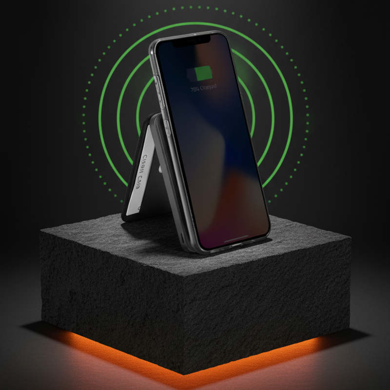 2-in-1 power bank and cardholder - executive tech gift | Totem Gift Egypt