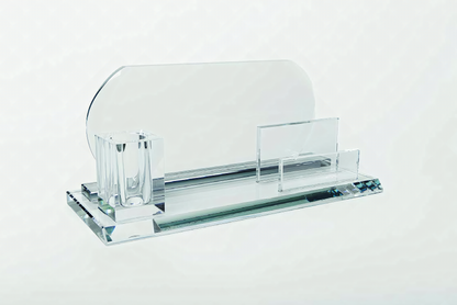 Crystal Desk Card Holder Stand