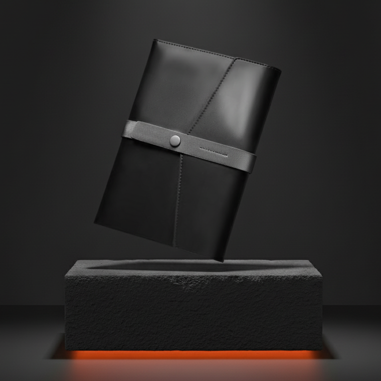 Signature leather journal - personalized executive notebook gift | Totem Gift Egypt