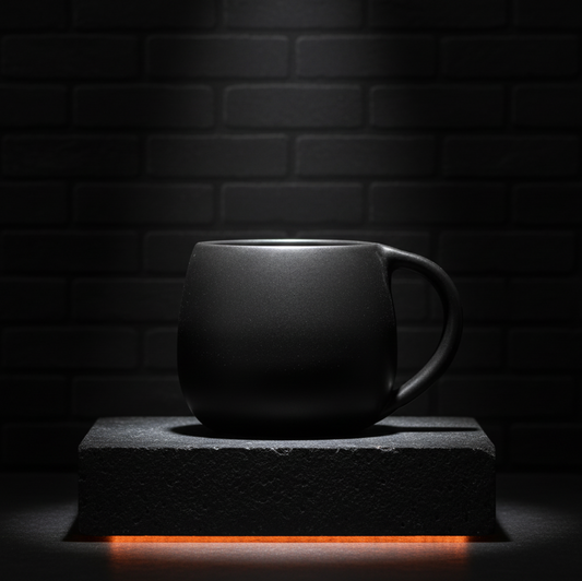 Earthy Crafted Black Mug