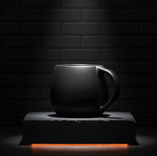 Earthy Crafted Black Mug