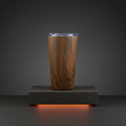 Timber thermal mug - personalized wood drinkware gift | Totem Gift Egypt
