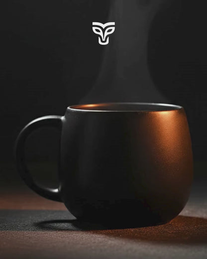 Earthy Crafted Black Mug